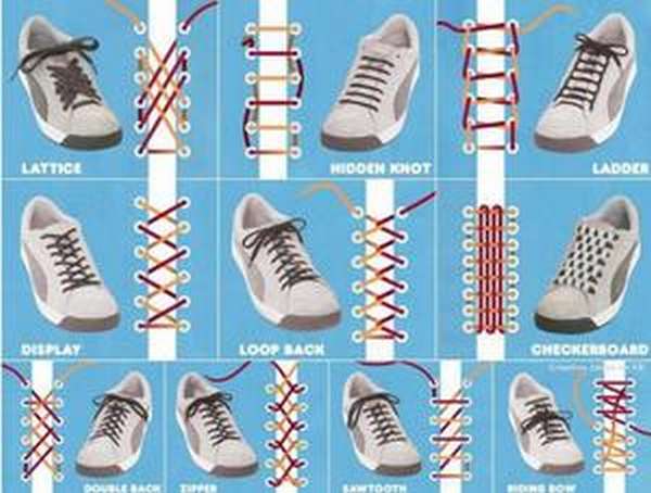 Правила завязывания шнурков